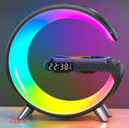 Smart LED Lamp with Speaker & Wireless Charger – All-in-One Night Experience