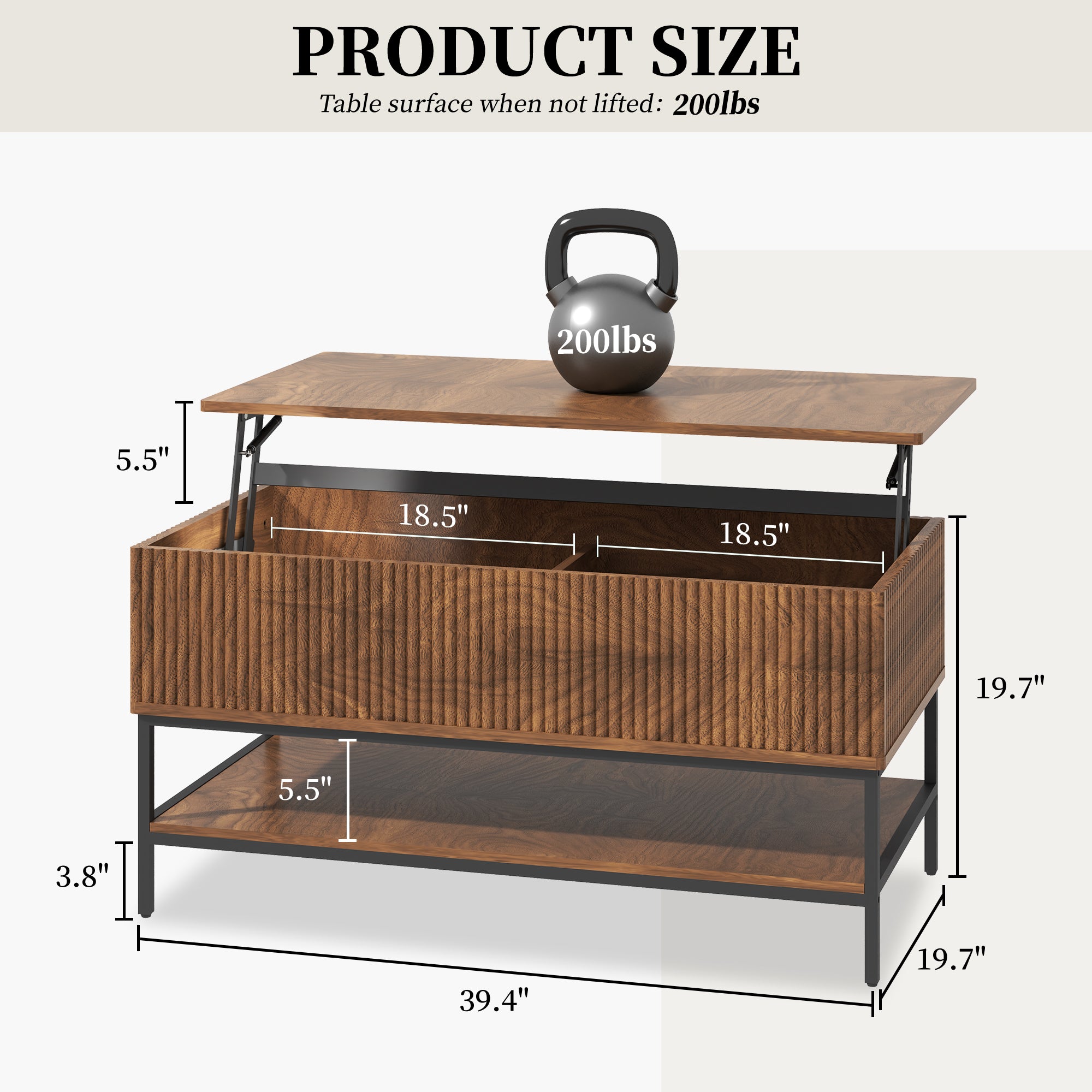 Lift Top Coffee Table – Smart Storage & Everyday Comfort