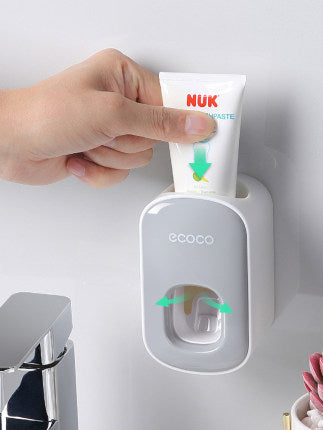 Automatic Toothpaste Dispenser & Organizer – Clean, Organized Bathroom Made Easy