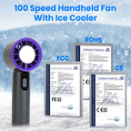 Instant Cooling Anywhere — Ice-Chill Handheld Fan for Extreme Heat