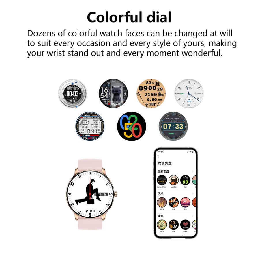 Stay Connected, Track Your Health & Look Sharp — All Day Smartwatch