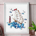 Relaxing DIY Wall Art Kit – Create Stunning Home Decor in Hours