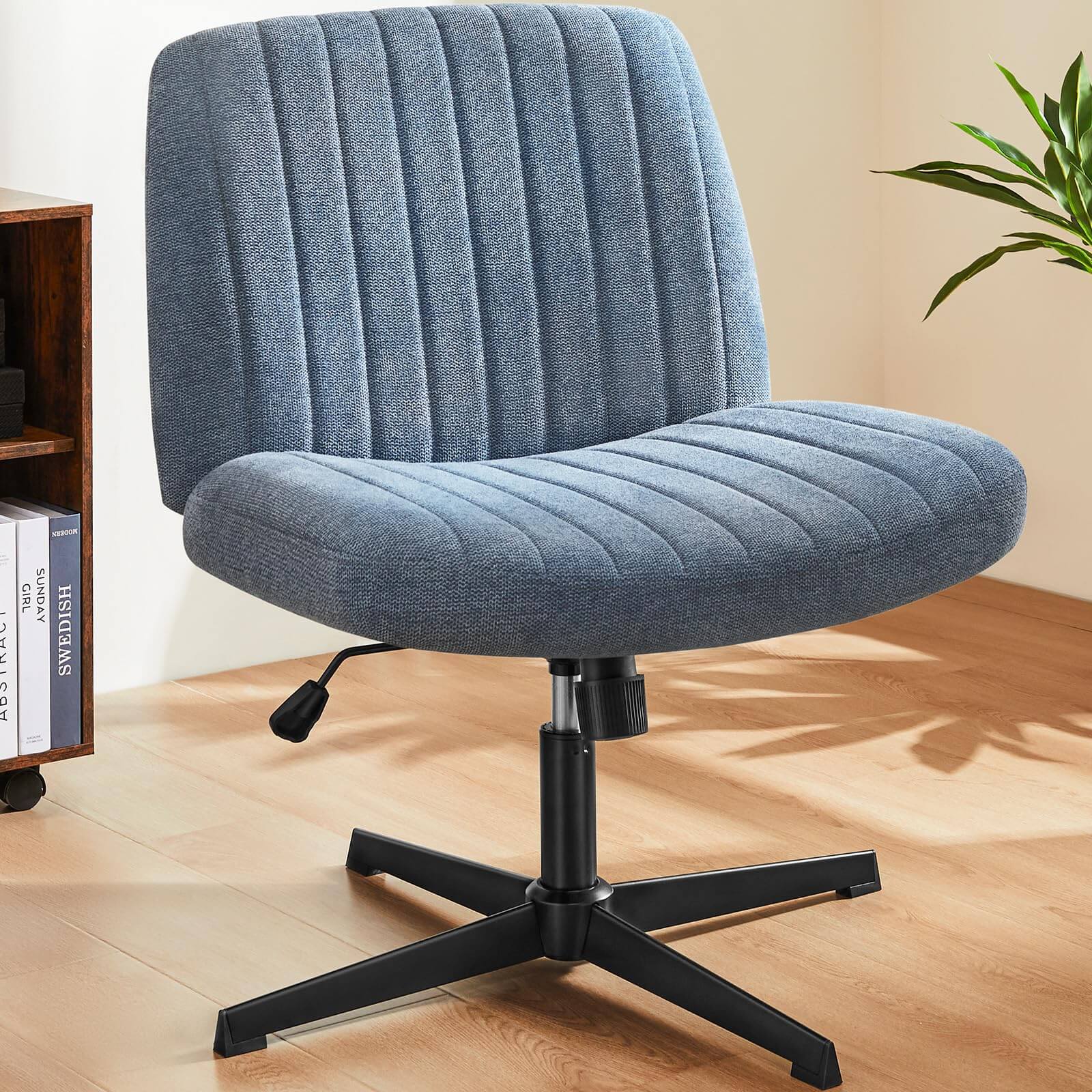 Cross-Legged Office Chair – Wide Seat Comfort for All-Day Relaxation