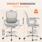 Ergonomic Standing Desk Chair – All-Day Comfort & Adjustable Support