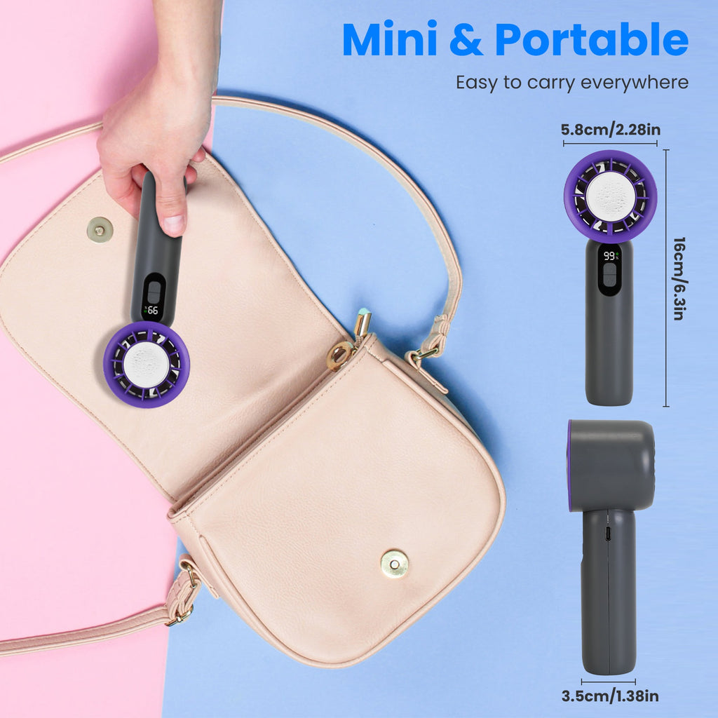 Instant Cooling Anywhere — Ice-Chill Handheld Fan for Extreme Heat