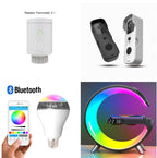 Smart LED Lamp with Speaker & Wireless Charger – All-in-One Night Experience
