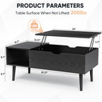 Lift Top Coffee Table – Smart Storage & Space-Saving Design