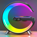 Smart LED Lamp with Speaker & Wireless Charger – All-in-One Night Experience