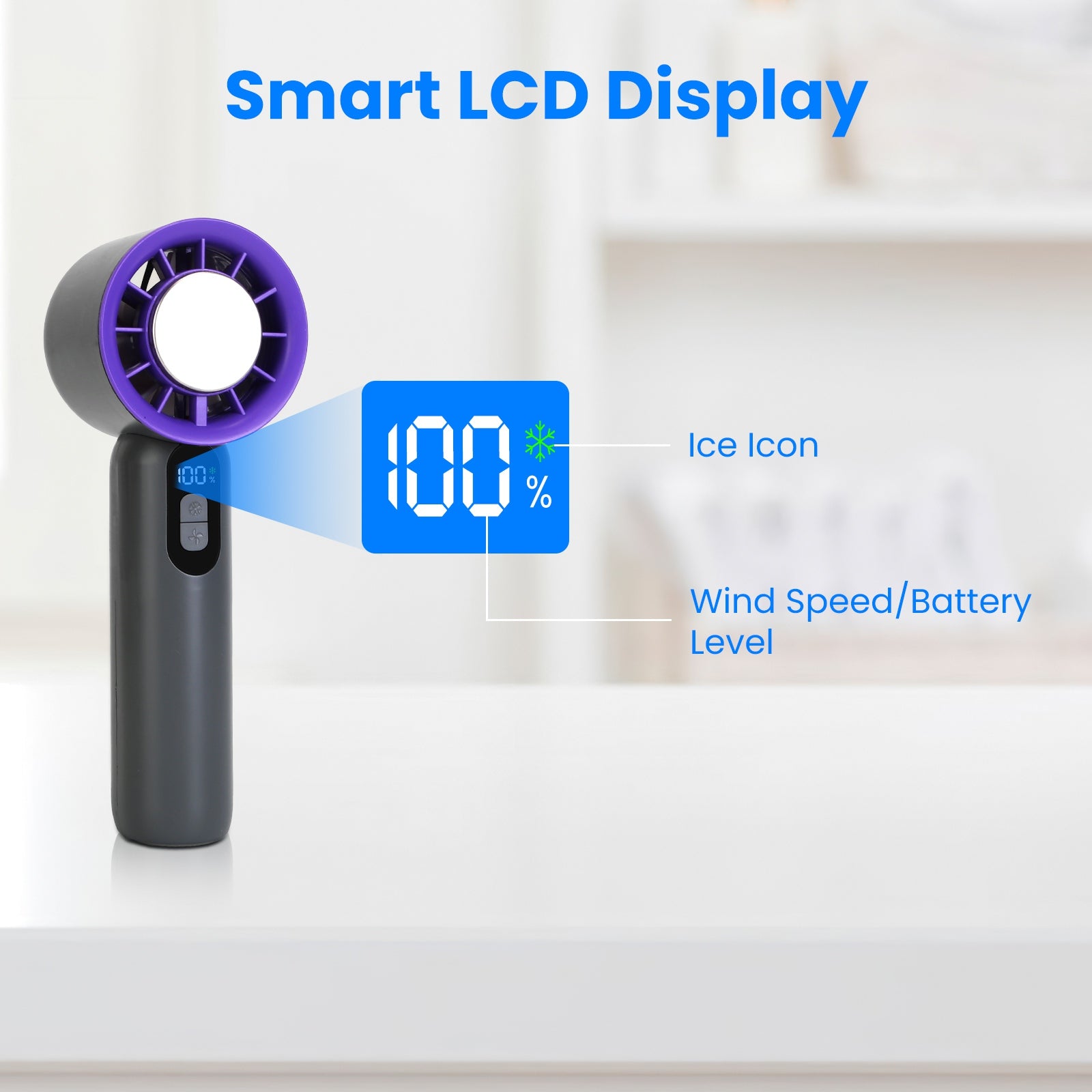 Instant Cooling Anywhere — Ice-Chill Handheld Fan for Extreme Heat
