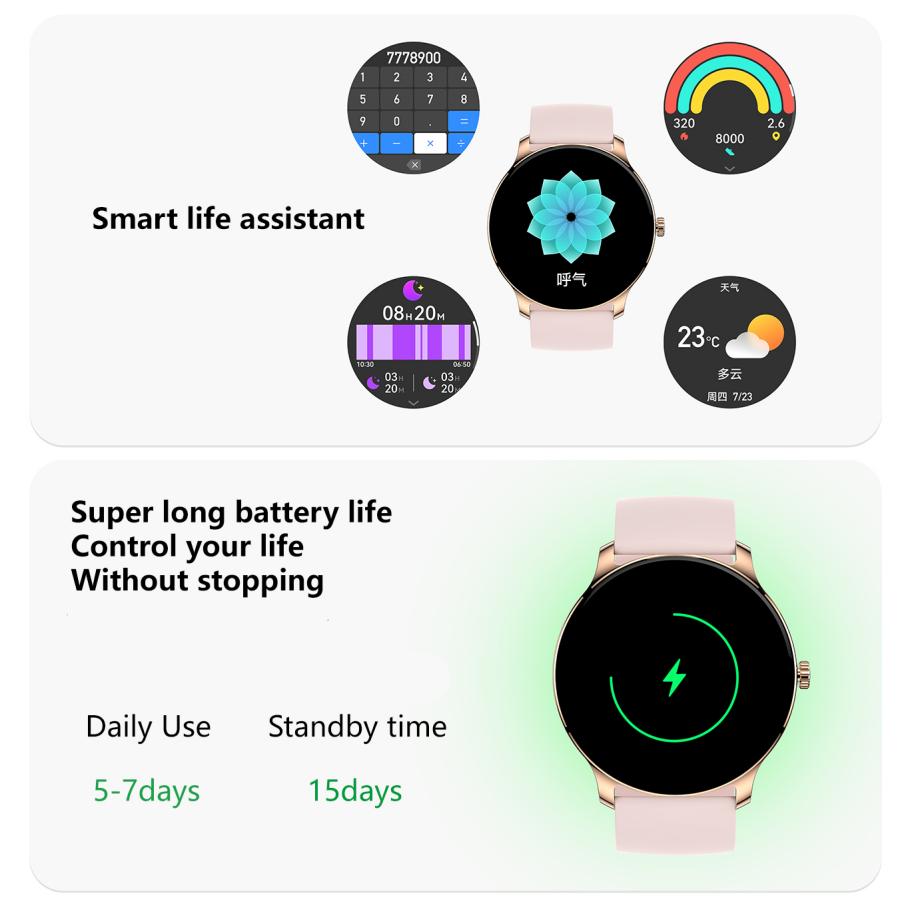 Stay Connected, Track Your Health & Look Sharp — All Day Smartwatch