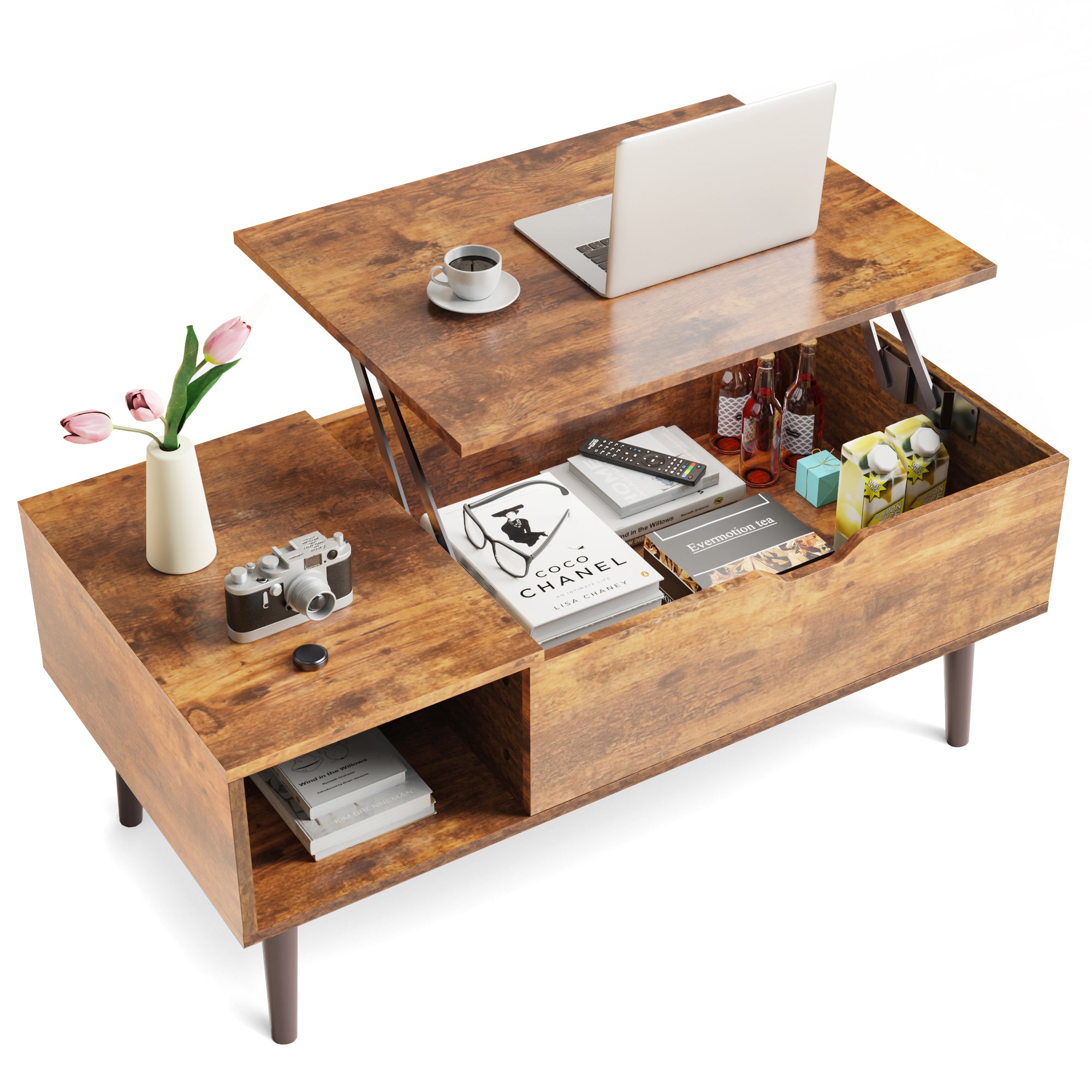 Lift Top Coffee Table – Smart Storage & Space-Saving Design