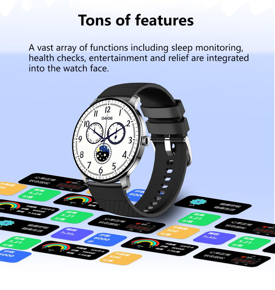 Stay Connected, Track Your Health & Look Sharp — All Day Smartwatch