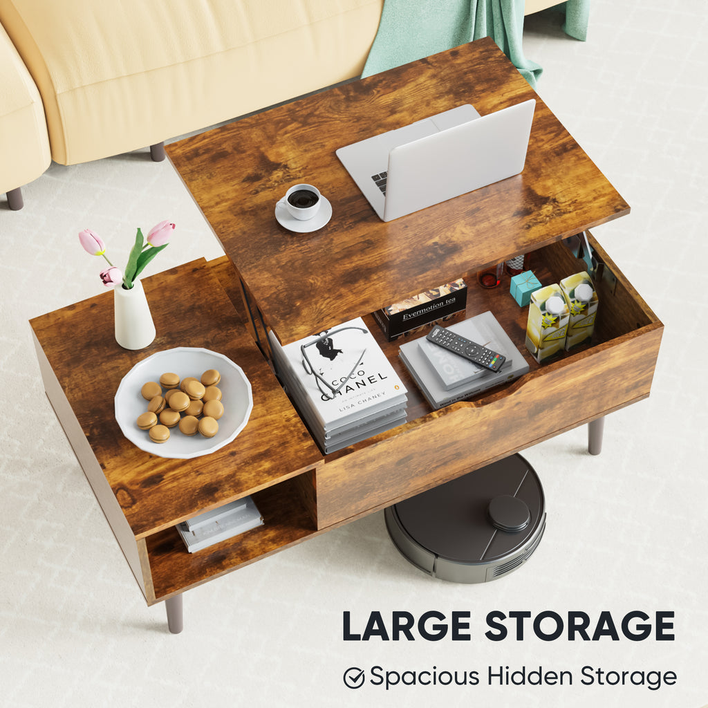 Lift Top Coffee Table – Smart Storage & Space-Saving Design