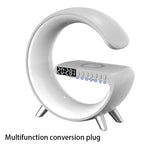 Smart LED Lamp with Speaker & Wireless Charger – All-in-One Night Experience