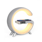 Smart LED Lamp with Speaker & Wireless Charger – All-in-One Night Experience