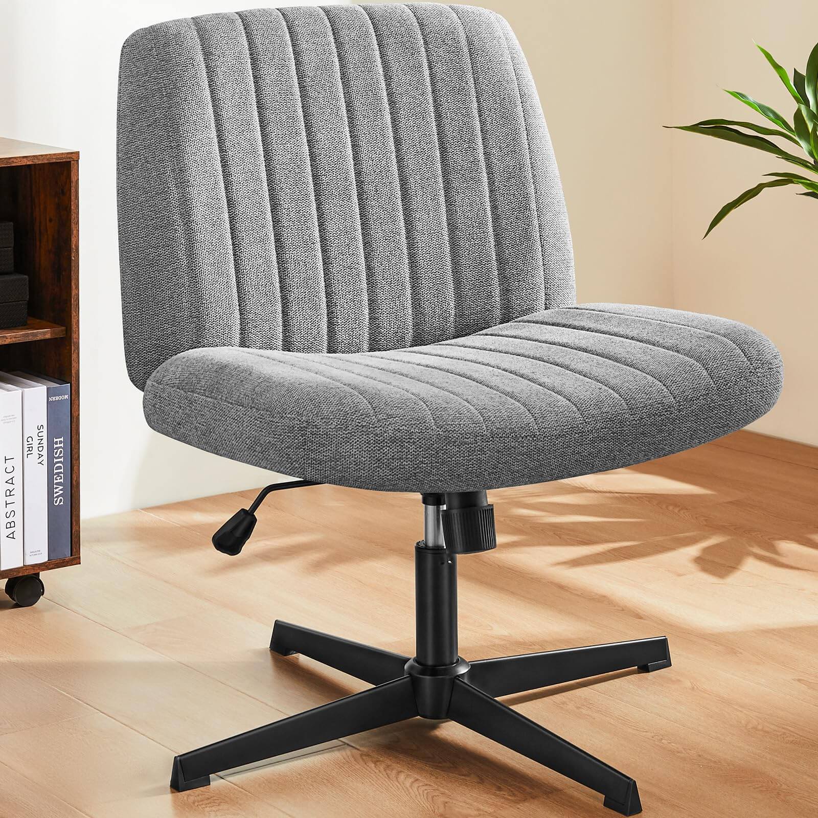 Cross-Legged Office Chair – Wide Seat Comfort for All-Day Relaxation