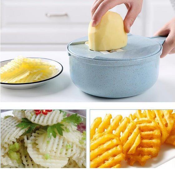 8-in-1 Vegetable Slicer – Cut Prep Time in Seconds