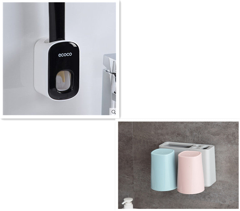 Automatic Toothpaste Dispenser & Organizer – Clean, Organized Bathroom Made Easy