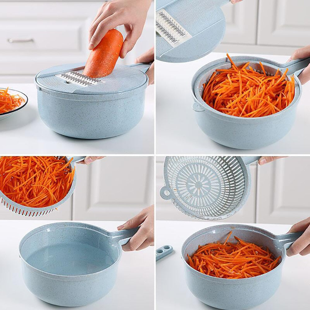 8-in-1 Vegetable Slicer – Cut Prep Time in Seconds