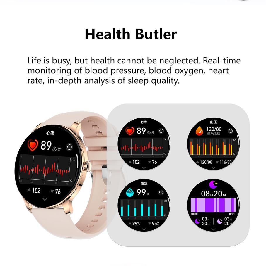 Stay Connected, Track Your Health & Look Sharp — All Day Smartwatch
