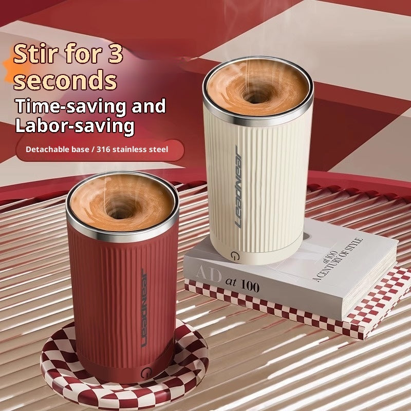 No More Stirring — Self-Mixing Coffee Cup for Effortless Mornings