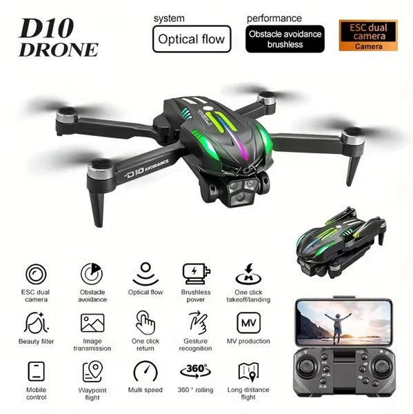 D10 Smart Drone – Capture Stunning Aerial Shots with Total Control