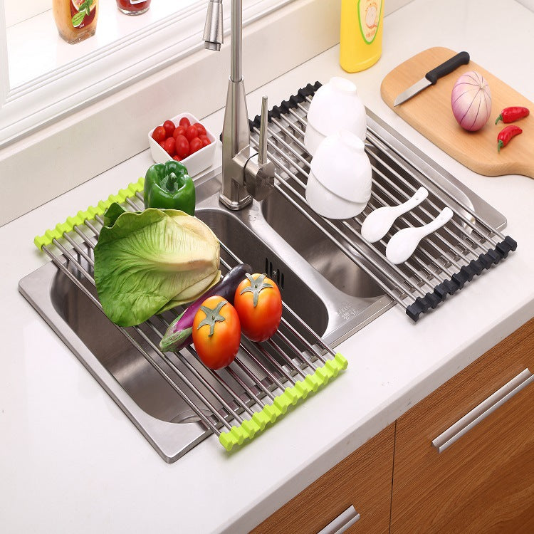 Folding Sink Rack – Maximize Space & Keep Your Kitchen Organized