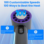 Instant Cooling Anywhere — Ice-Chill Handheld Fan for Extreme Heat