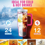40oz Insulated Tumbler – Stay Hydrated All Day, Anywhere