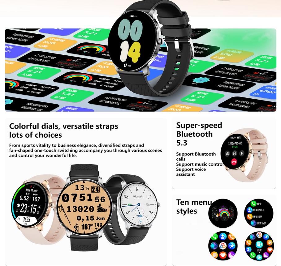 Stay Connected, Track Your Health & Look Sharp — All Day Smartwatch